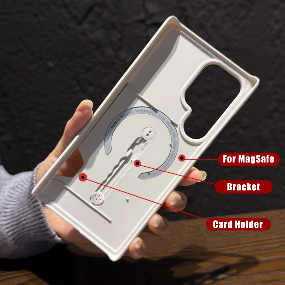 Enhanced Silicone Card Holder with Magnetic Ring