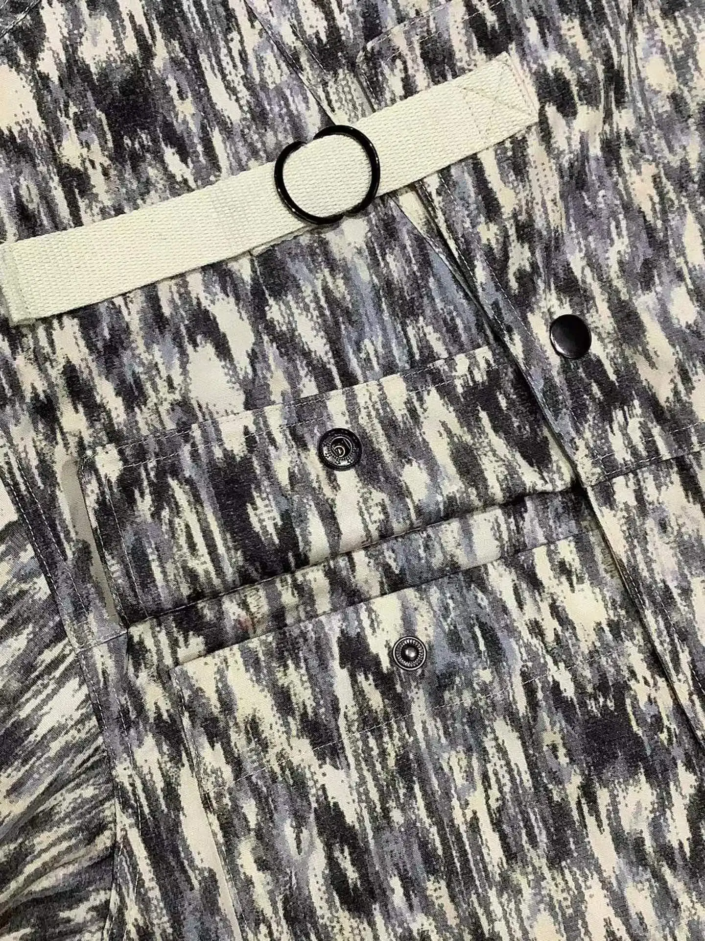 ISB new fashion leopard print temperament coat Jumpsuit