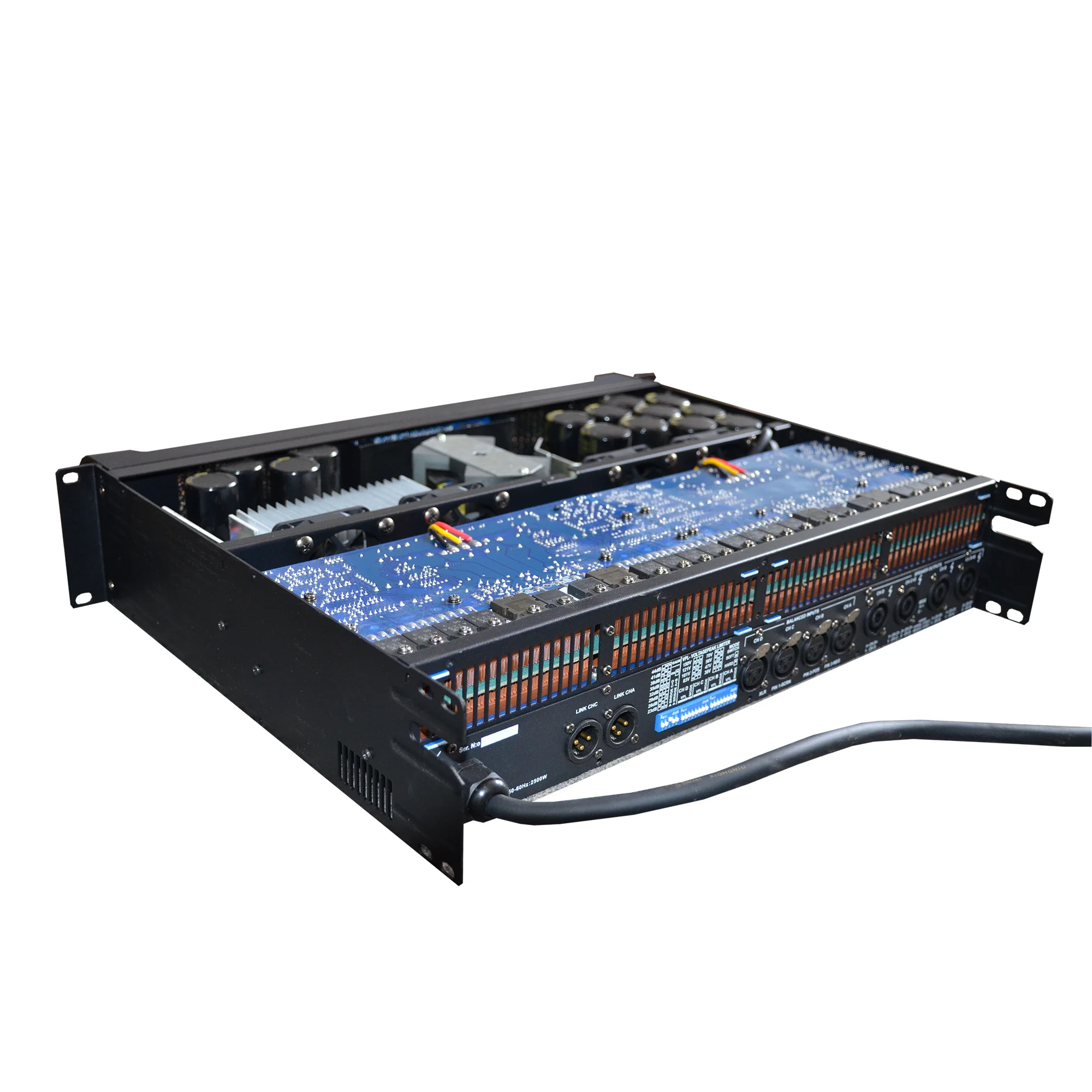 Betagear FP10000q 2500W 4 Channel Professional Power Amplifier for Subwoofer Line Array Loudspeaker Amplificador 1350W 8Ohms
