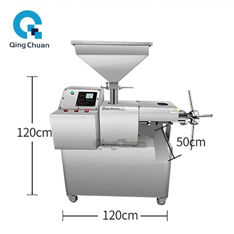 Oil Press Machine 6000W SG70 Commercial Peanut Cold Hot Double Squeezer Sesame Sunflower Seeds Extraction Intelligent Automatic 2