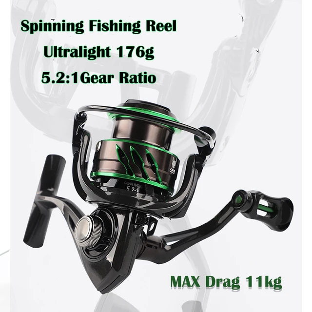 Carbon Fiber Fishing Reels, Ultralight Spinning Wheel, Gear Ratio, Luya,  Seawater, 5.2:1, 800s-3500, New - AliExpress