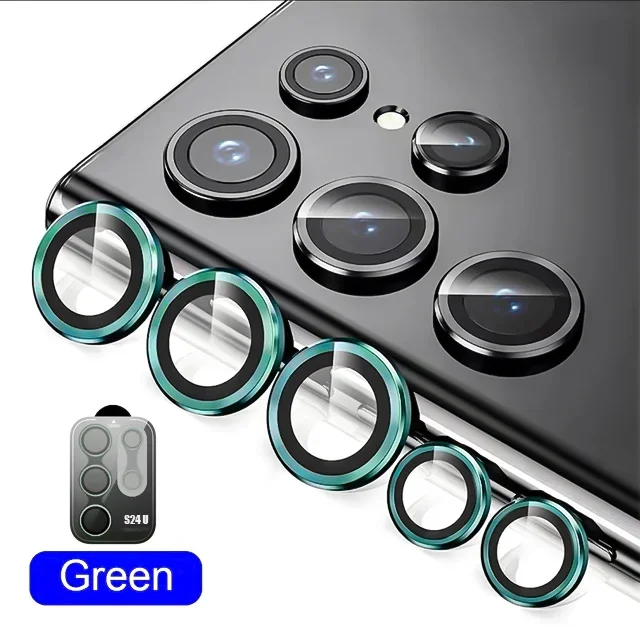Premium Metal Camera Lens Protector Glass - Full Cover Lens Protection