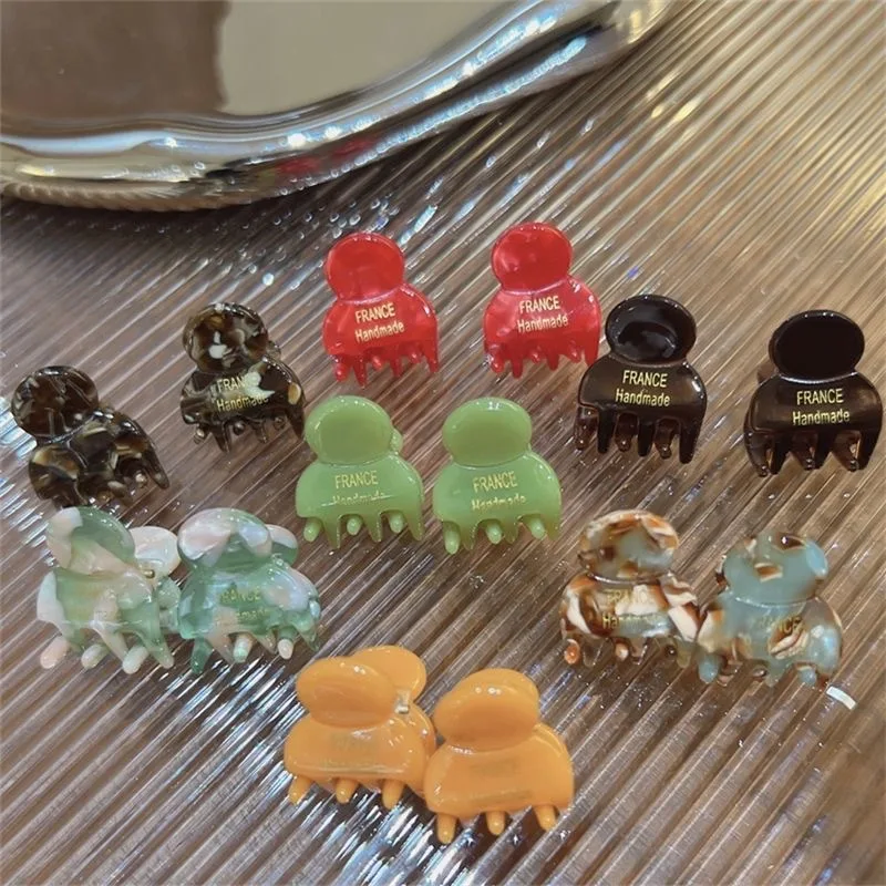 2Pcs Set Mini Acetate Small Hair Claw