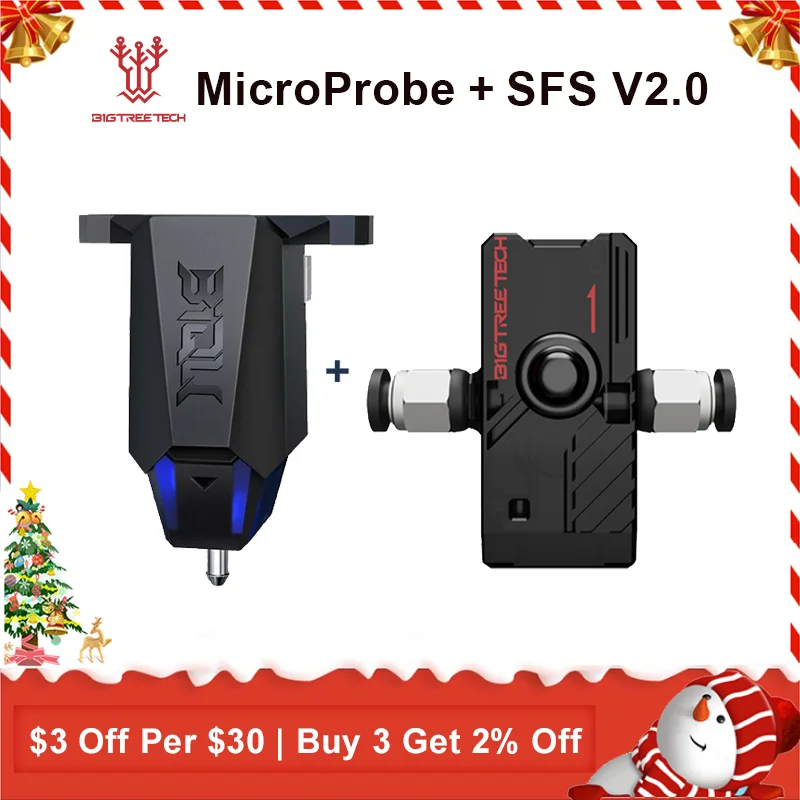 Bigtreetech-kit de Nivelamento Automático com Sensor de Filamento Inteligente Impressora 3d Sensor de Cama para Ender Voron h2 Extrusora v2