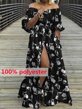  Summer Dresses Women 2022 Celmia High Split White Long Sundress Sexy High Waist Maxi Robes Three Quarter Sleeves Party Vestidos 