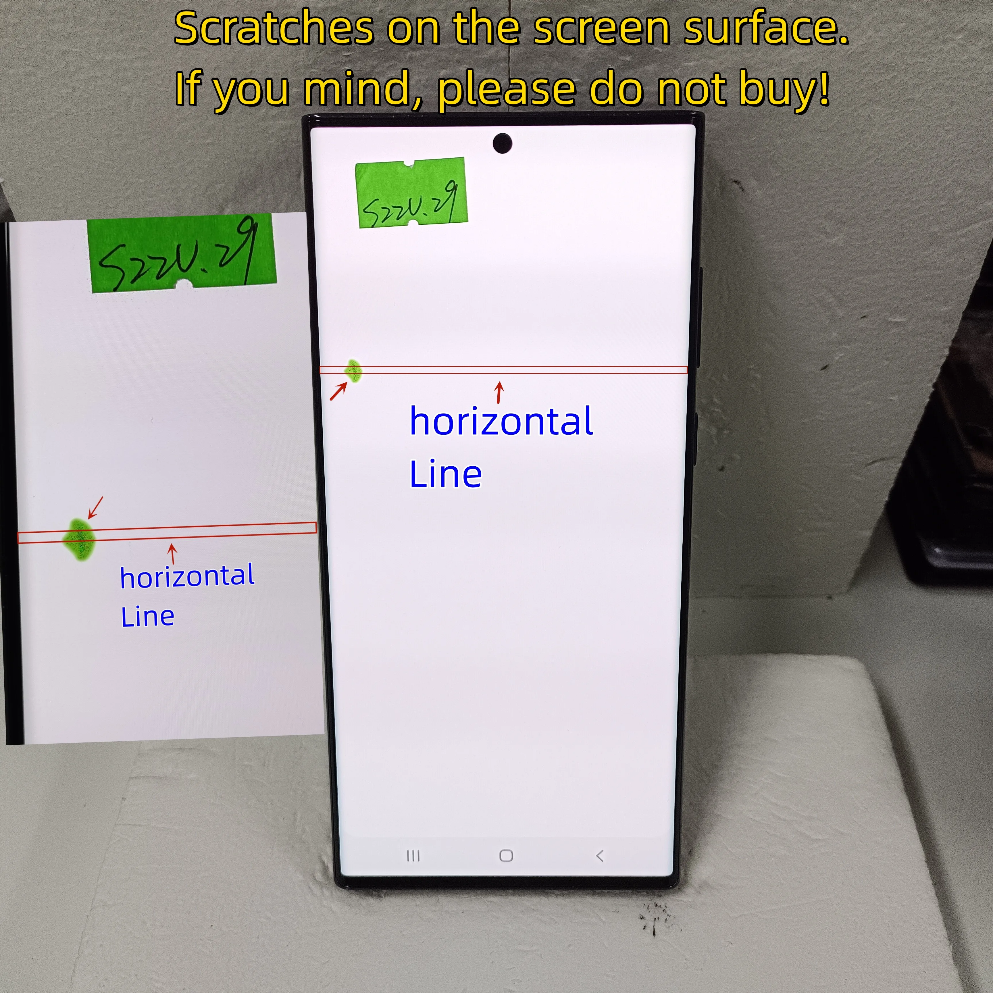 Ｚ S22 Ʈ LCD ġ ũ Ÿ S22 Ʈ 5G S908 S908B S908U  AMOLED  ÷, LCD  , 6.8 ġ