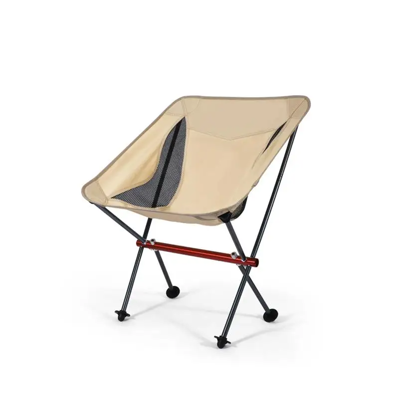 

Outdoor ultralight aluminum alloy folding chair, portable beach moon chair, leisure fishing