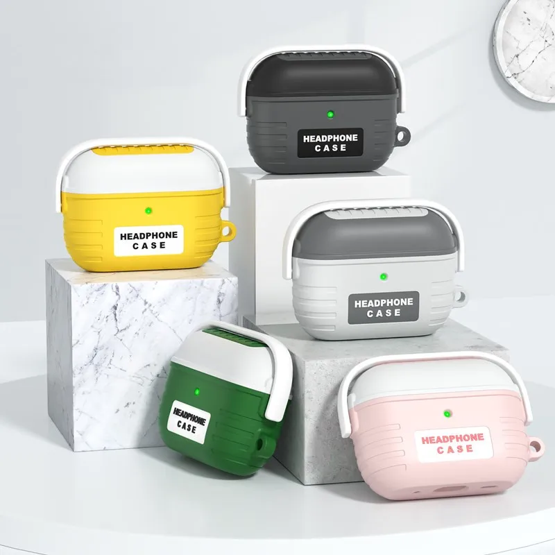 2022 Custodia Per Airpods Pro 2 Cover Airpods Pro Con Portachiavi Silicone Pro2 Protector Accessori Per Auricolari Per Airpod Pro 2Nd