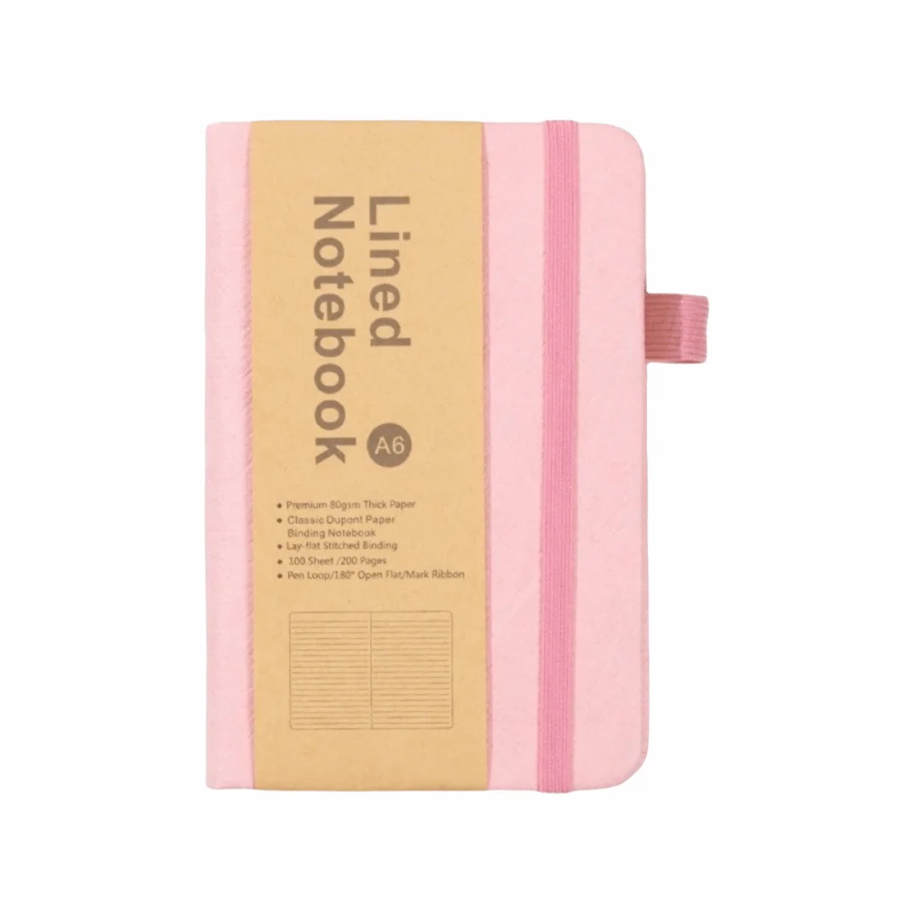 Eco-friendly Waterproof Dupont Paper Hardcover Notebook - Elegant Lined Diary Planner