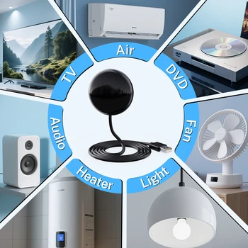 Tuya WiFi Smart IR Remote Controller Universal TV/DVD Control Works with Alexa, Google Home,Tuya Smart Life