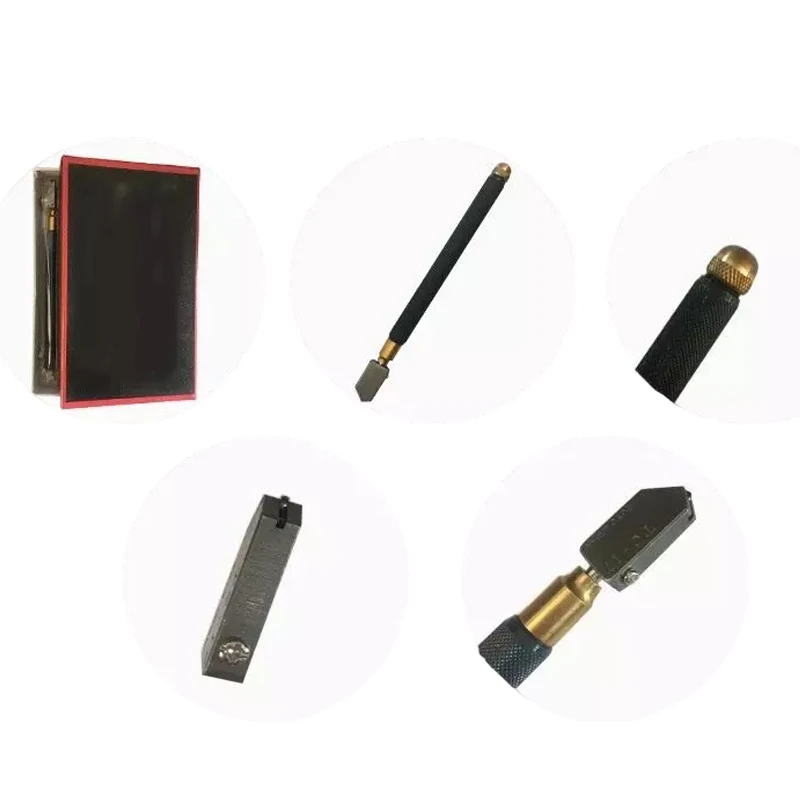 Glass Cutter Professional Glass Cutting Wheel Hand Tool TC-17 Cutter Ceramic Tile Cutter TC-17 B Toyo Type Metal Handle
