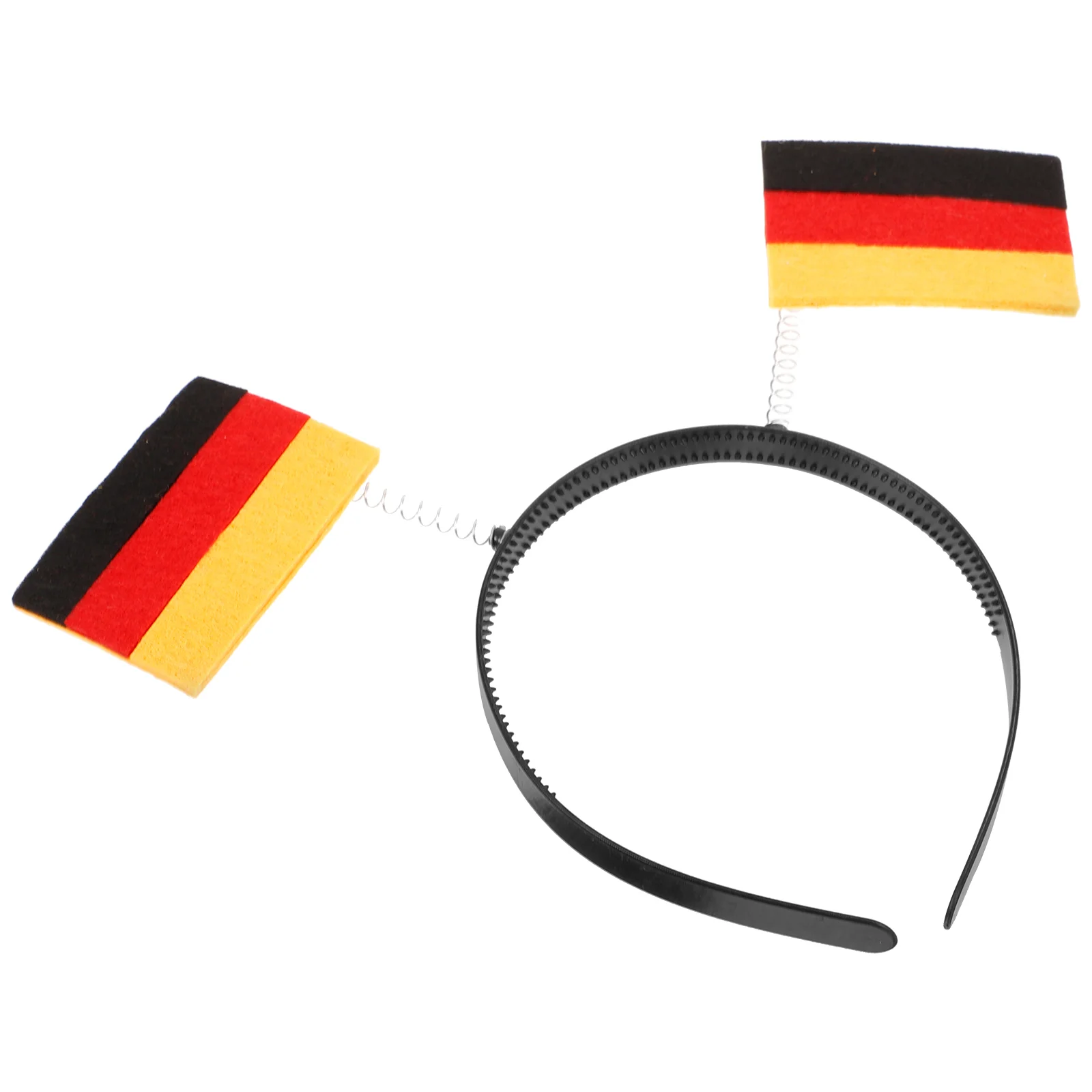 

European Cup Fan Headband Flag Party Favor Tiara Photo Prop Germany Supplies Designed Headdress Hair Ties National Bow