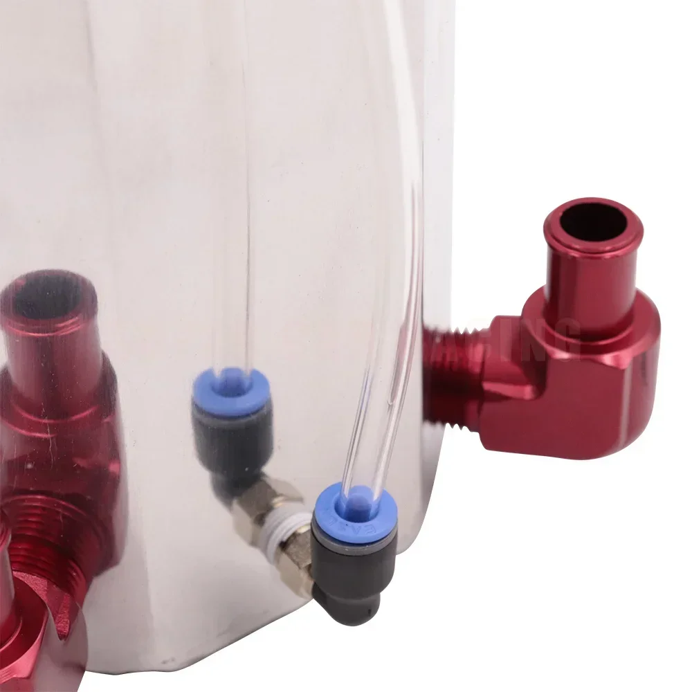 Universal JDM Car Oil Catch Can Aluminum With Greddy Oil Trap Reservoir Fuel Catch Tank With Breather Hole Car Accessories