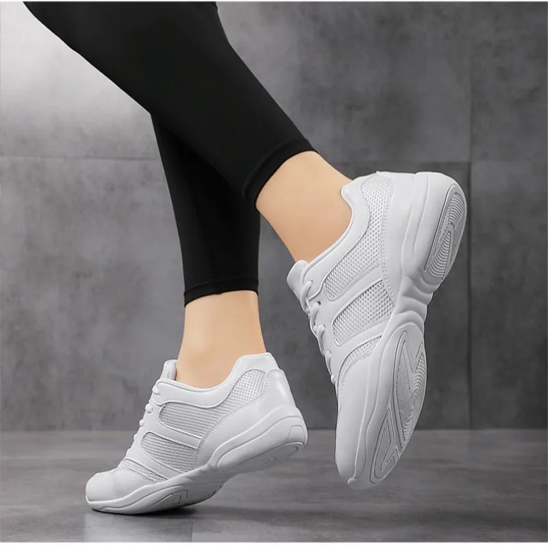 New Dance Shoes Woman Ladies Modern Soft Jazz Girl Sneakers Aerobics Mesh Breathable Lightweight Female Dancing Fitness Sport 6