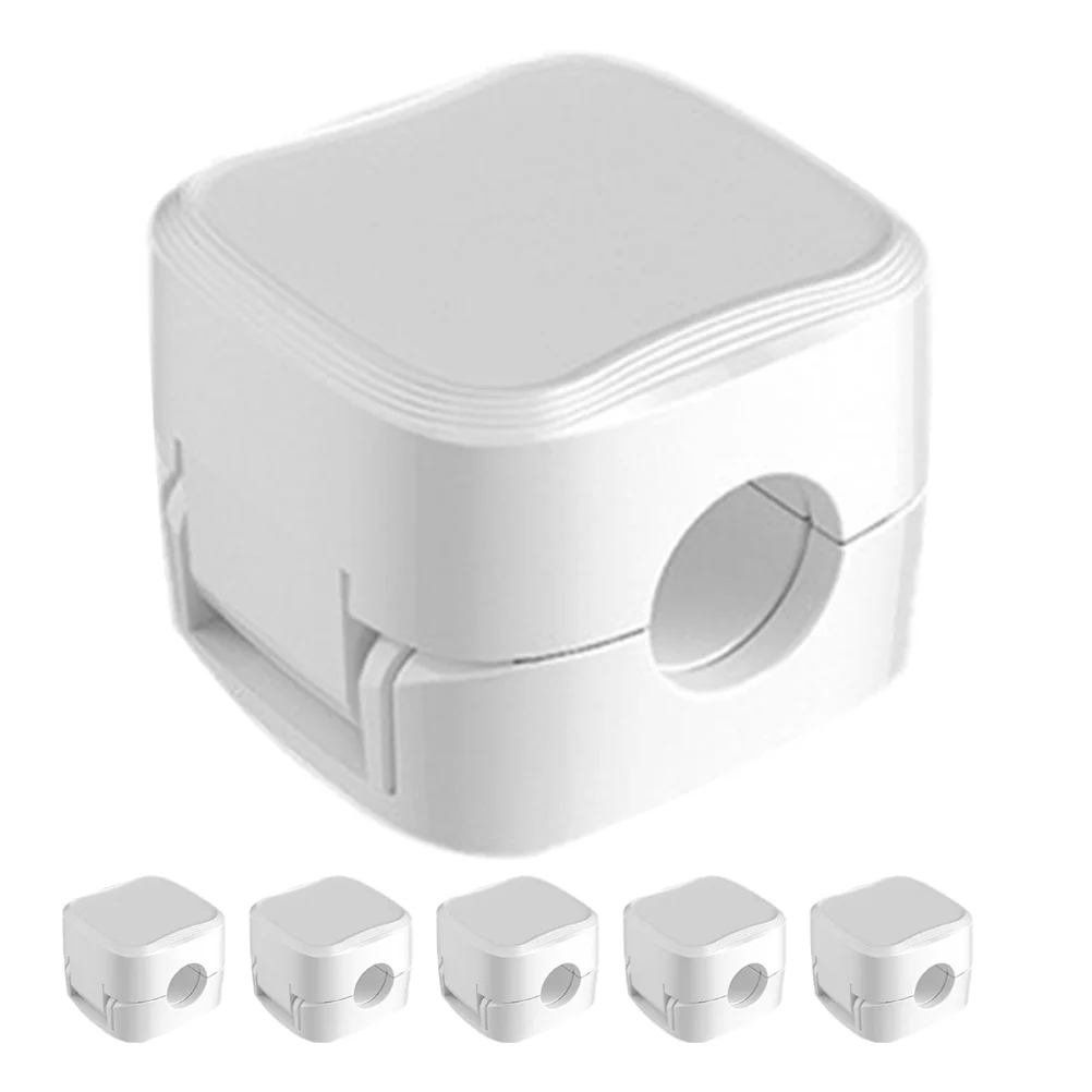 

6Pcs Charging Electric Cord Organizers Holder Cord Organizer Cord Holder Cable Clip Magnetic Cord Holder