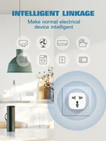 LDNIO WiFi Smart Wall Socket With Switch Button Portable Power Strip With EU US UK plug 2500 W Google Home Tuya WiFi Timer Plug - Image 6