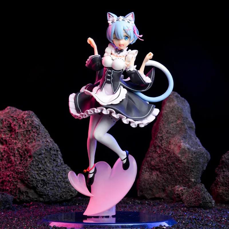 AnimeReLifeInADifferentWorldFromZeroRemCatEarVerFigurade