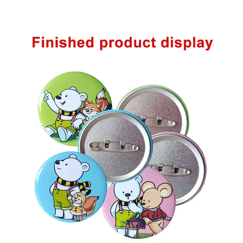 Badge Plastic Ring Gasket 32/37/44/50/58/75mm In Random Color Suitable For Homemade Badge Machine Molds Making Metal badges 5PCS badge parts,button making supplies