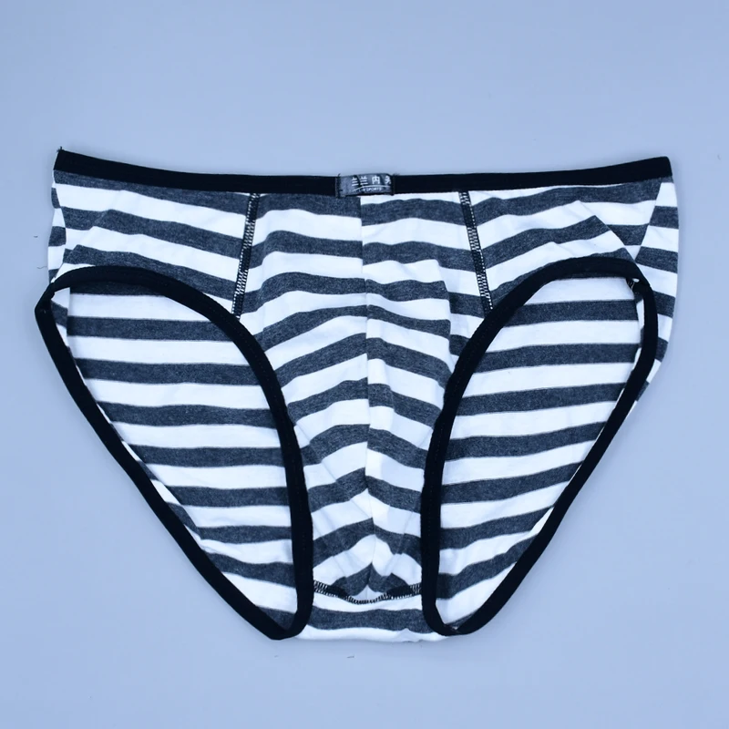 남성용 미드웨이스트 삼각형 면 속옷 스포츠 흡한성 통기성 면 반바지 편안한 U자형 디자인 봄 청소년용