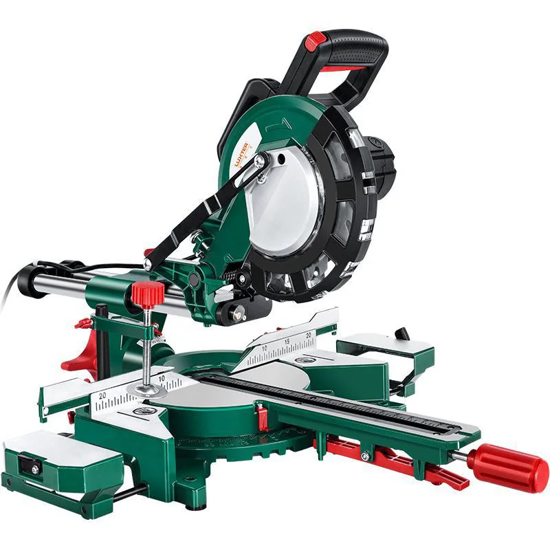 

Household Saw Woodworking Pull Rod Saw Aluminum Machine 8 Inch Tie Rod Miter Saw High-Precision Push-Pull Miter Saw
