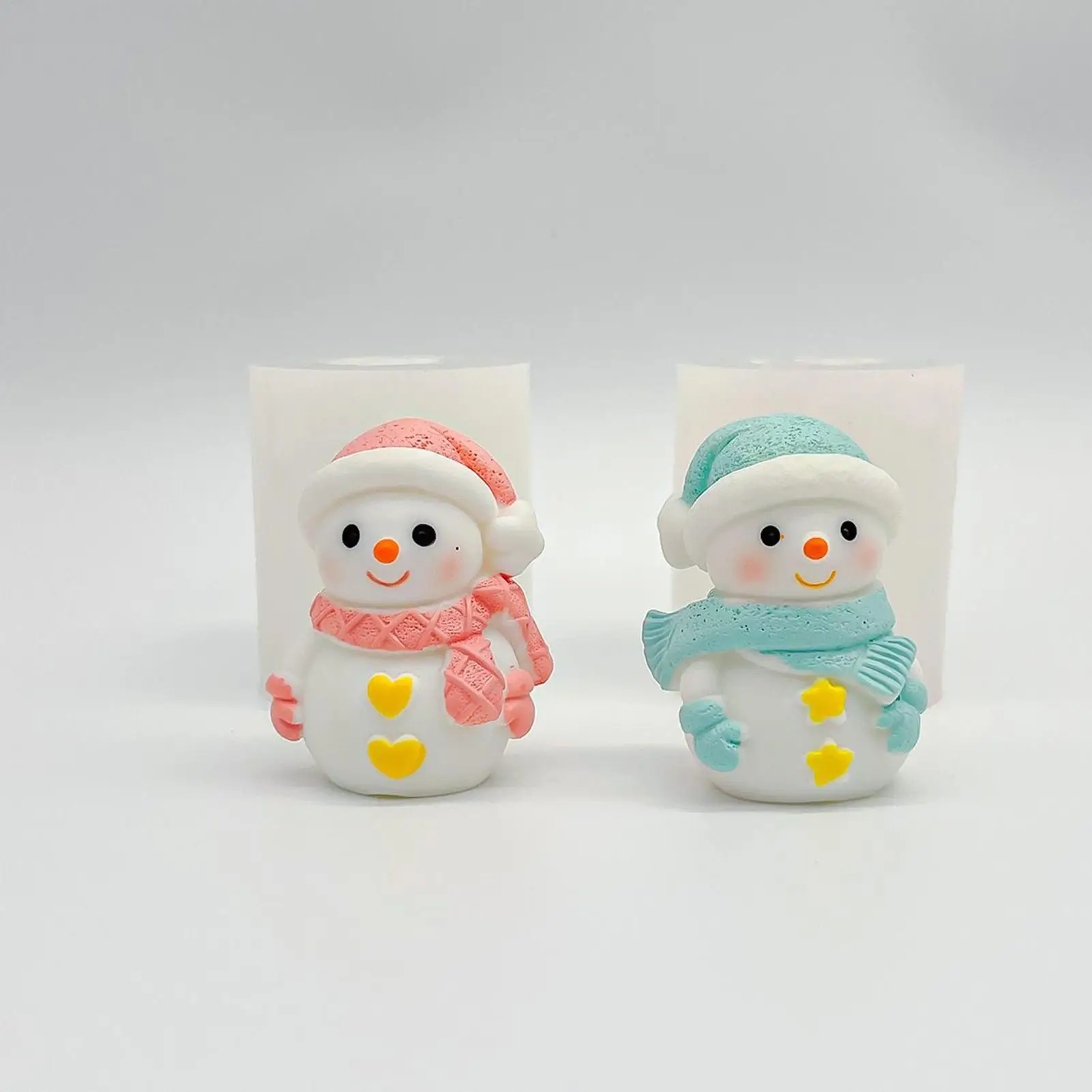 Christmas Resin Molds Easy Release Cute Crafting Tools Silicone Christmas Molds Resin Casting For Soap Plaster Home Decor Party