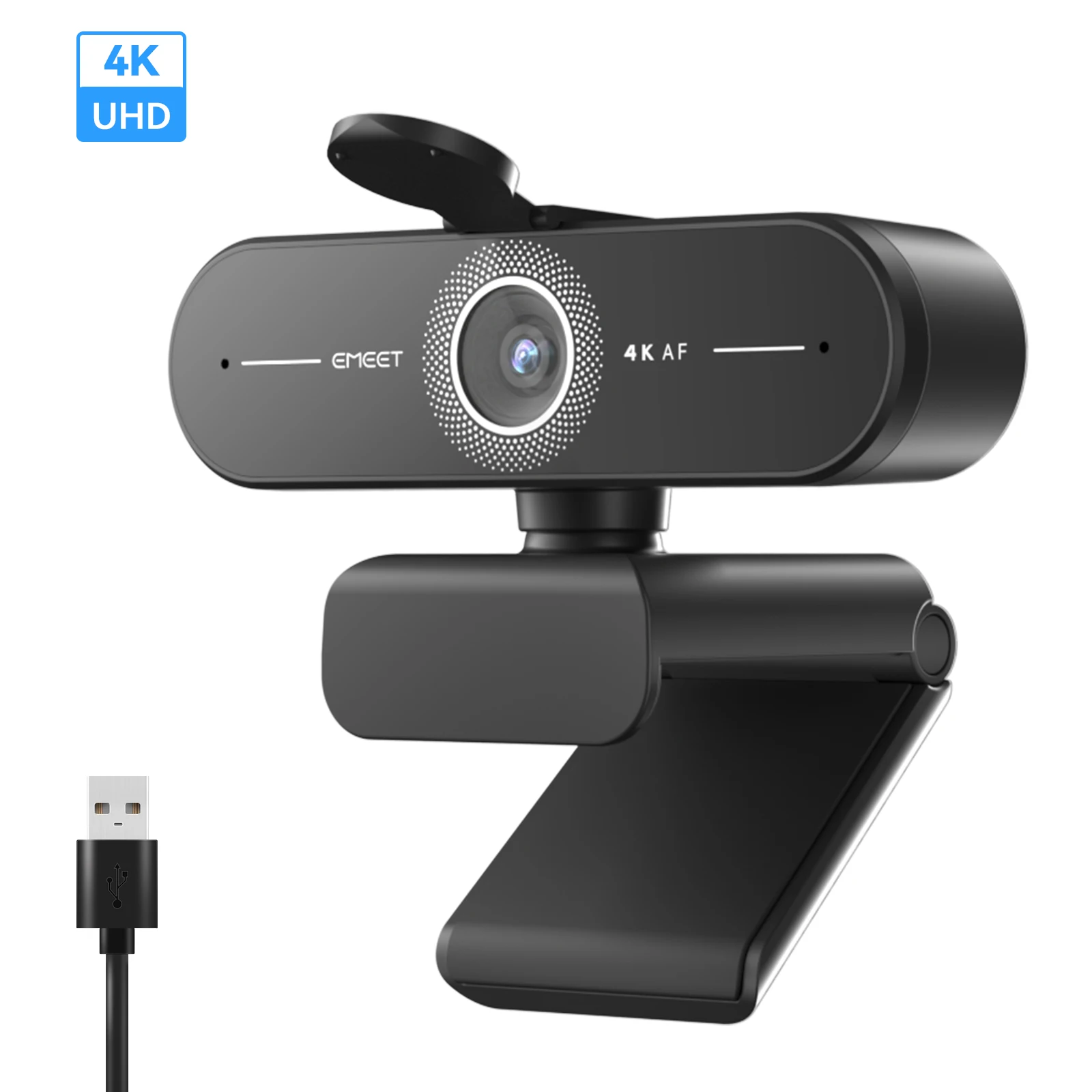 Webcam 4K Streaming Autofocus Web Camera Emeet Usb Computer Camera Mini Usb Web Cam Con Microfoni Per Pc Laptop Youtube
