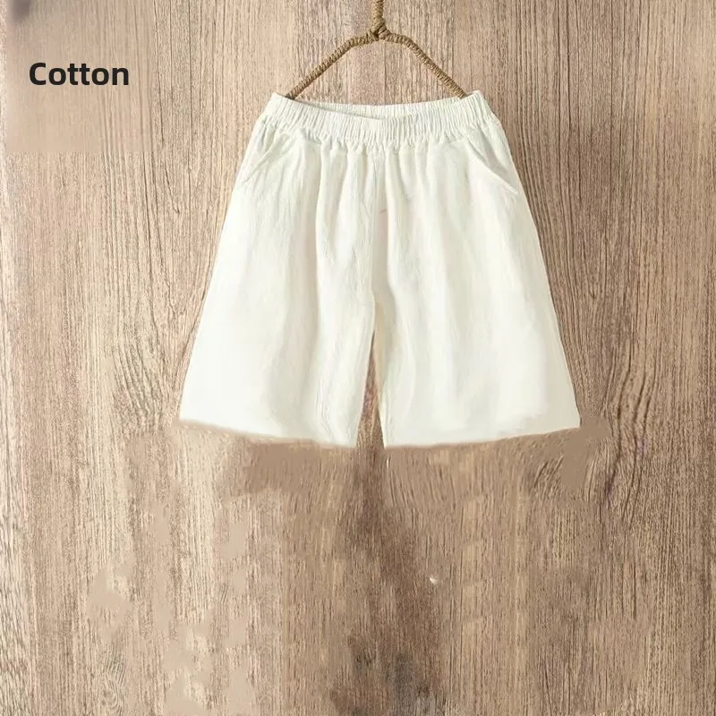 Cotton white [shorts]