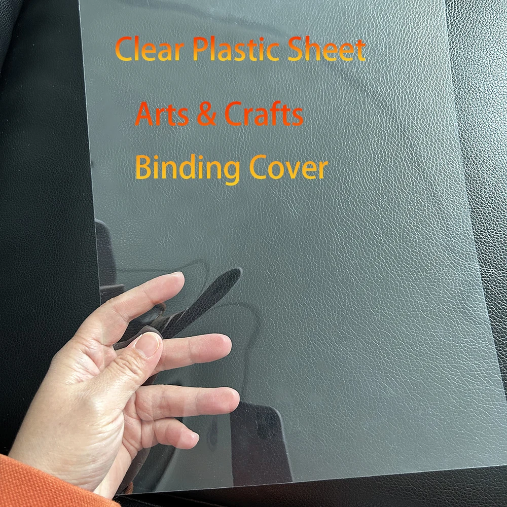 5 Pcs Clear Plastic Sheet PET Flexible Lightweight Material DIY Craft Projects Picture Frames Handmade Model