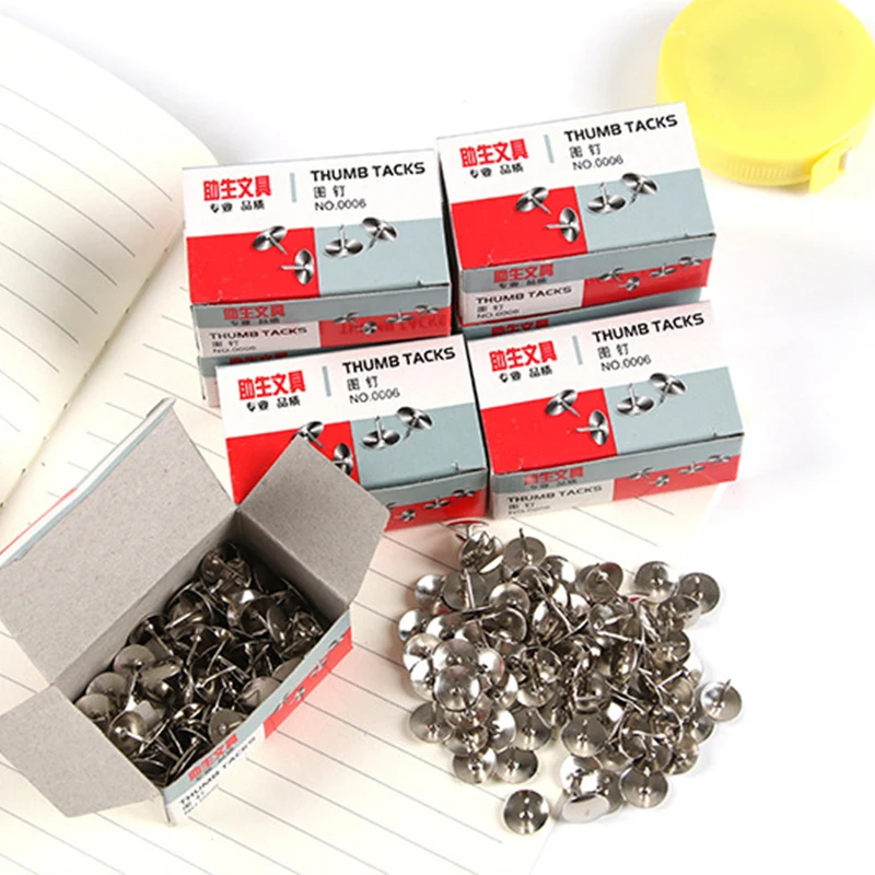 Push Pins 80/240pcs 10mm Metal Nickel Plated
