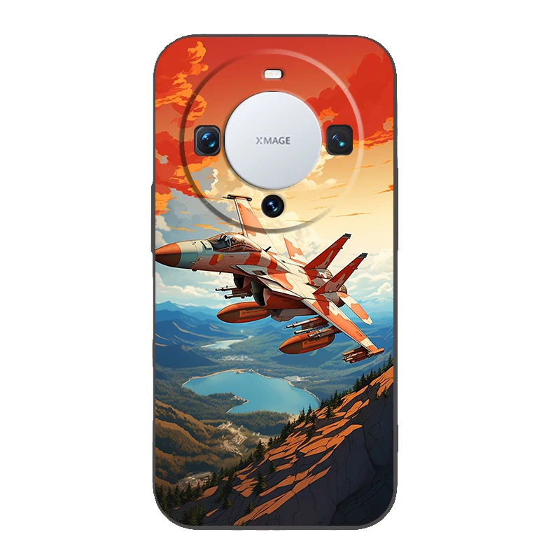 Sky Jet Fighter Silicone Phone Case Cover - Durable Protective Design