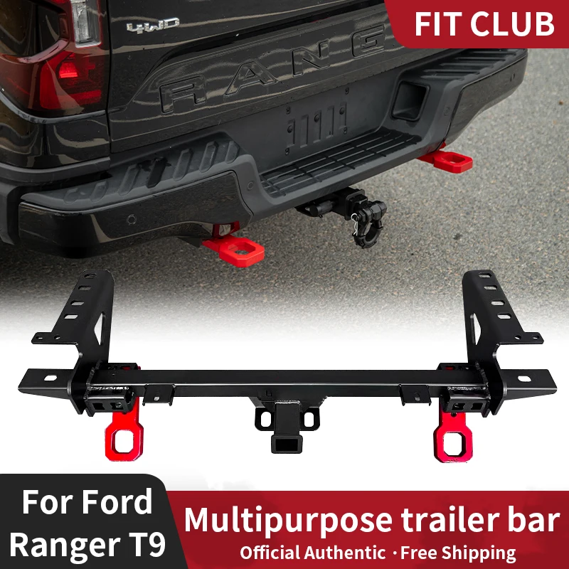 For Ford Ranger T9 2023 2024 4x4 Trailer bumper 70000 Lbs 2 inc D Ring for-ford-ranger-t9-2023-2024-4x4-trailer-bumper-70000-lbs-2-inc-d-ring