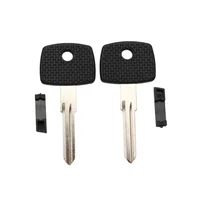 พวงกุญแจ 10 ชิ้น/ล็อต Transponder Key อะไหล่ Key Uncut ประตู Blank Chip Head Key สําหรับ Benz G รถบรรทุกเปลี่ยนใบมีด 3