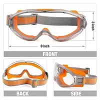 Lunettes de protection à grand cadre HD, transparentes, Anti-Ultraviolet, étanches, Anti-buée, pour l'équitation et le ski, lunettes de sport de sécurité 5