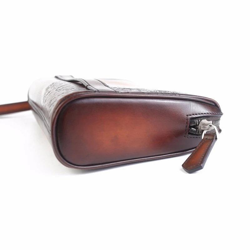 DIMY 2023 New Men's Clutch Men's Trendy Brand Casual Business Clutch Bag Large Capacity Envelope Handbag Men's Genuine Leather M