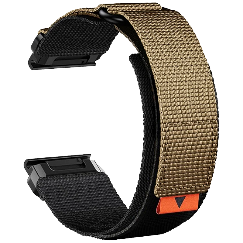 Quickfit Nylon Watchband Bracelet - Adjustable 22mm to 26mm Strap