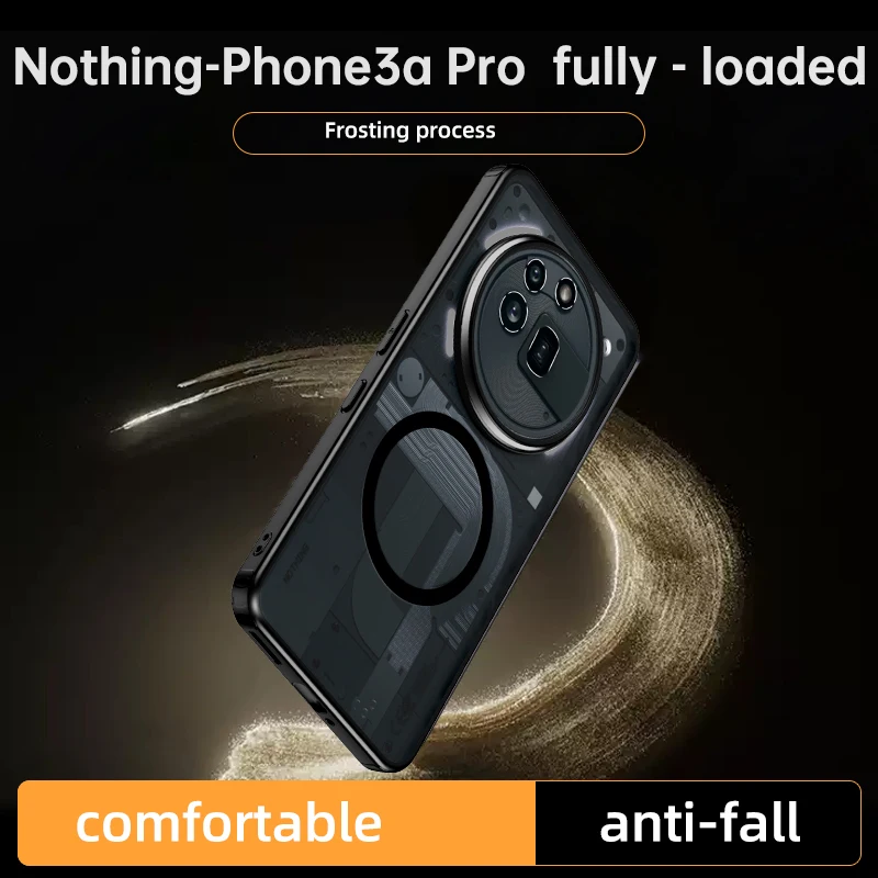 Enhanced Shockproof Transparent Magsafe Phone Case, Hard Armored Antiknock Bumper Cover