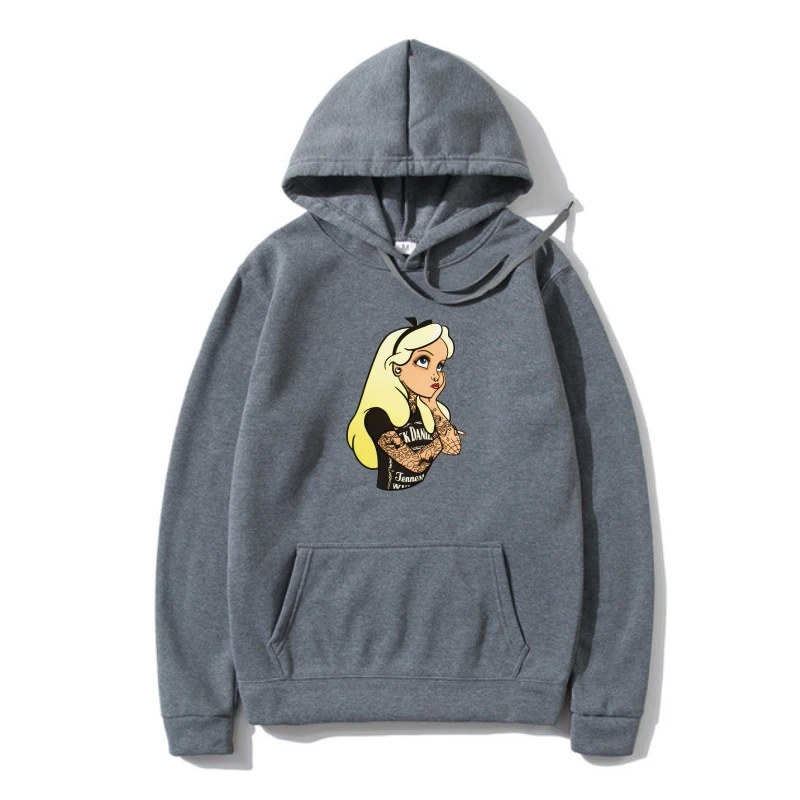 

Alice Wonderland Full Sleeve Tattoo Punk Cool Gif Hipster Retro Outerwear 78 Hoody SweatSweatshir Hoody