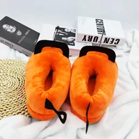 Anime Chainsaw Man Pochita House Slipper Winter Shoe Woman Warm Fuzzy Furry Cartoon Children Plush Grip Female Cute Home Slipper - Image 6