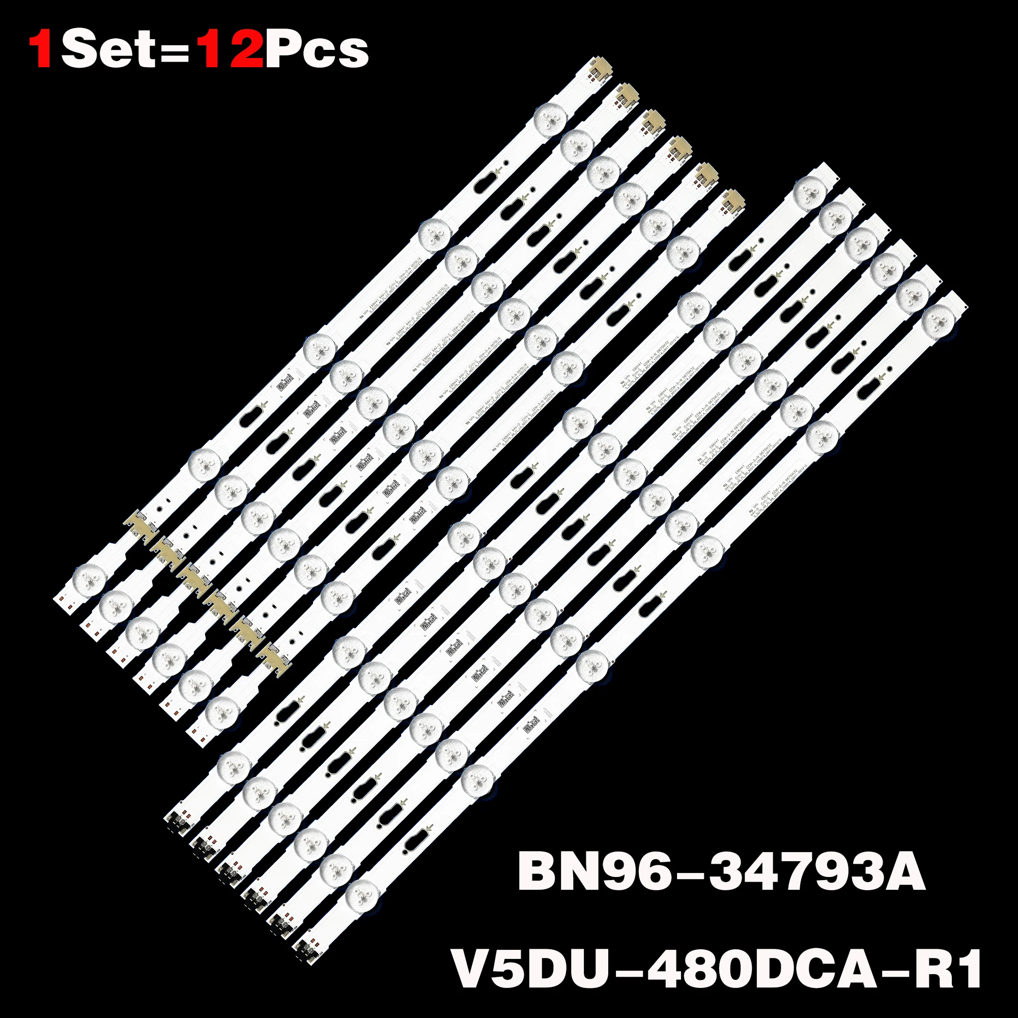 Nova, 12 шт., светодиодная лампа для samsung UE48JU6412 UE48JU6410 UE48JU6465 UE48JU6450 UE48JU6440 UE48JU6652 UE48JU7090 UE48JU7080