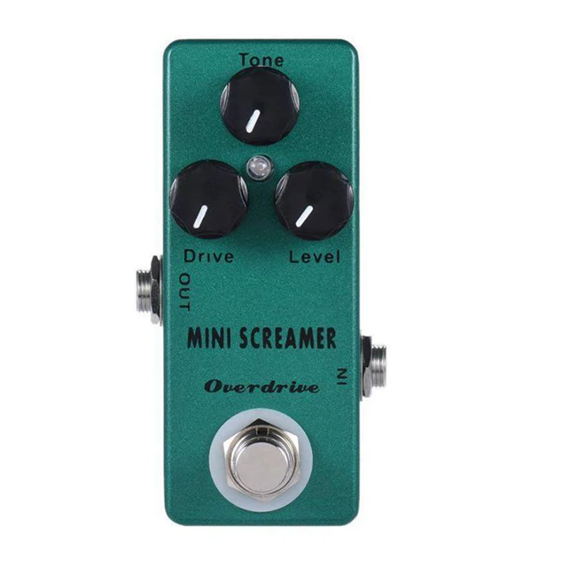 Moskyaudio Mini Screamer Effect Pedal Overdrive Effects Processori Per Sintetizzatore Per Chitarra Double Bass Drum Pedal Tube