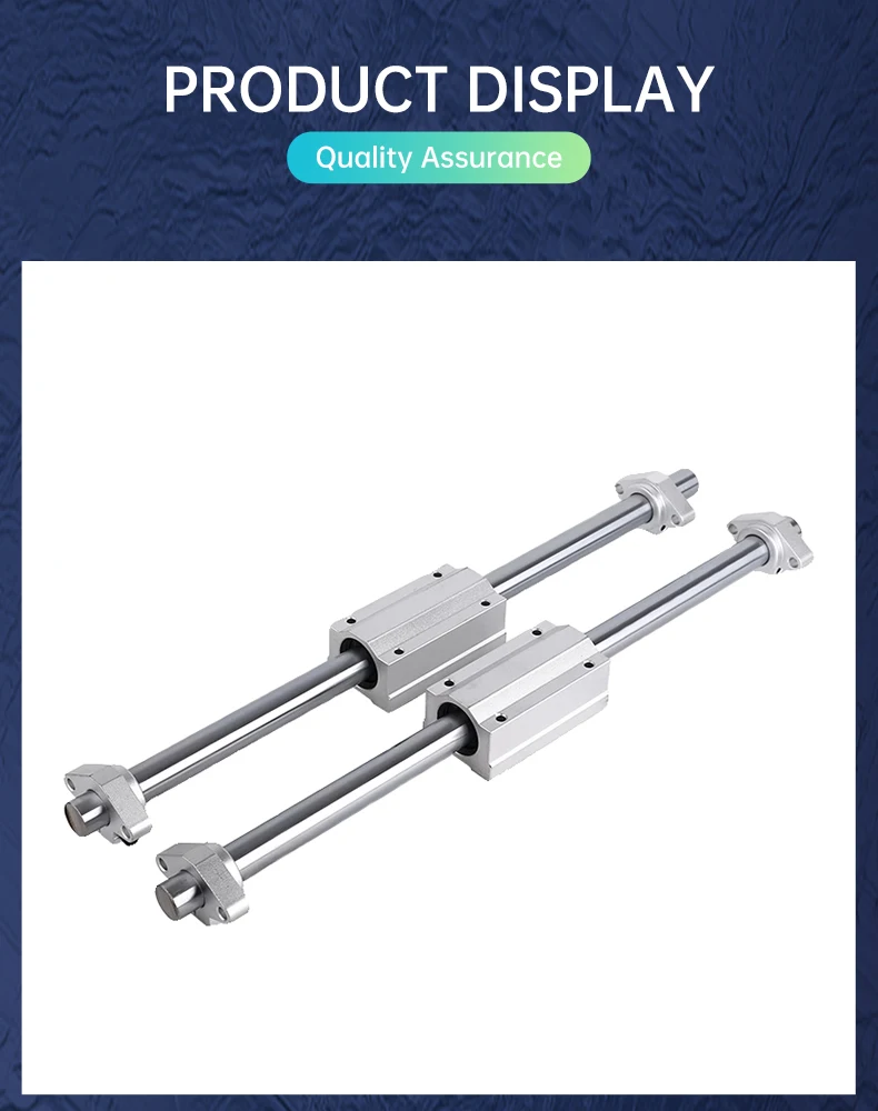 SC Optisches Achsen-Linearsystem 2 Stück Linearführungsschiene Länge=150-1150mm+4 Stück SCSUU Linearlager-Schlitten+4 Stück SK Halterung – Detail 11
