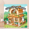 COZY LITTLE HOUSE Bold-easy Patterns Coloring Book for Adults Cute Drawing Book Perfect Gift for Party and Birthday 6