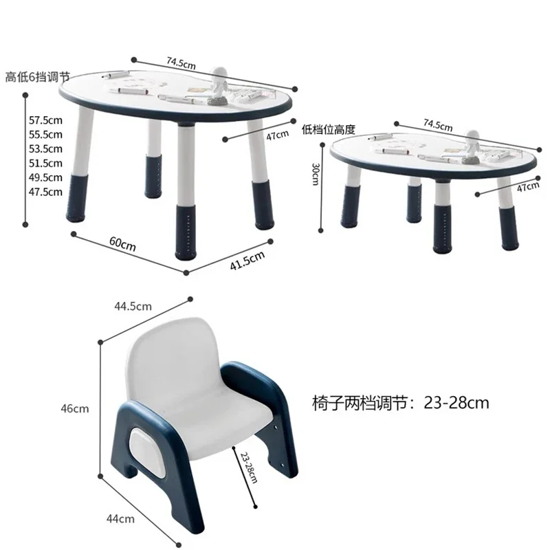 Elementary Desk Kids Table Chair Set Children's Toddler Furniture Desks Baby Highchair Escritorios De Computadora Child Study