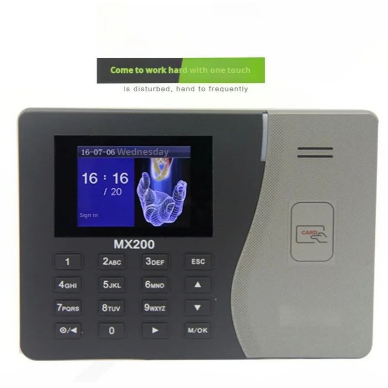 ZKTime 5.0 MX200-ID 125khz Card Attendance System SSR Proximity Card Time Clock Employee Control Machine Electronic Device