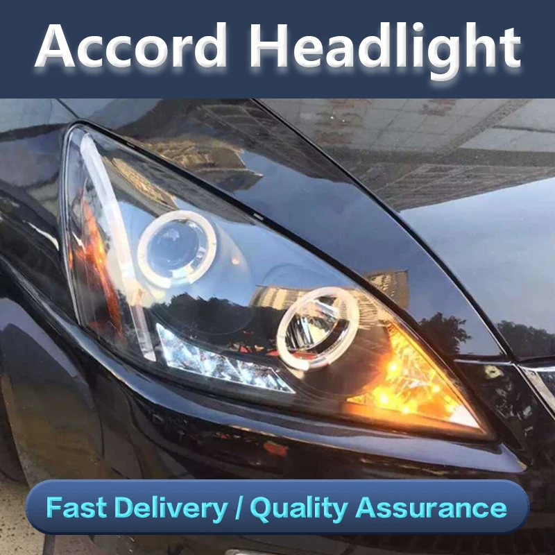 CarStylingHeadLampForHondaAccordLEDHeadlight200320042005