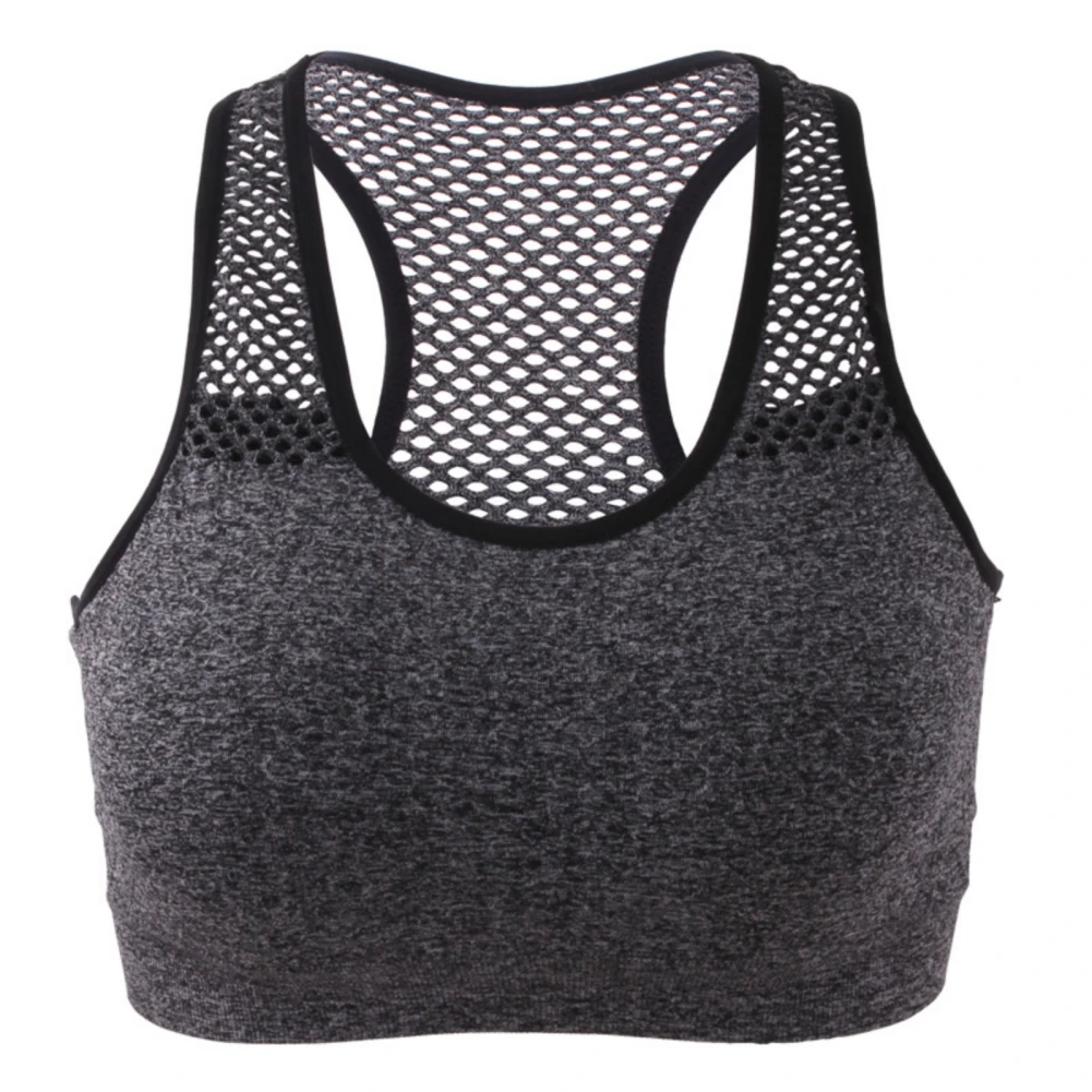 

Sports Padded Bra Women High Stretch Breathable Fitness Running Yoga Gym Seamless Crop Bra Quick Dry Tank Top