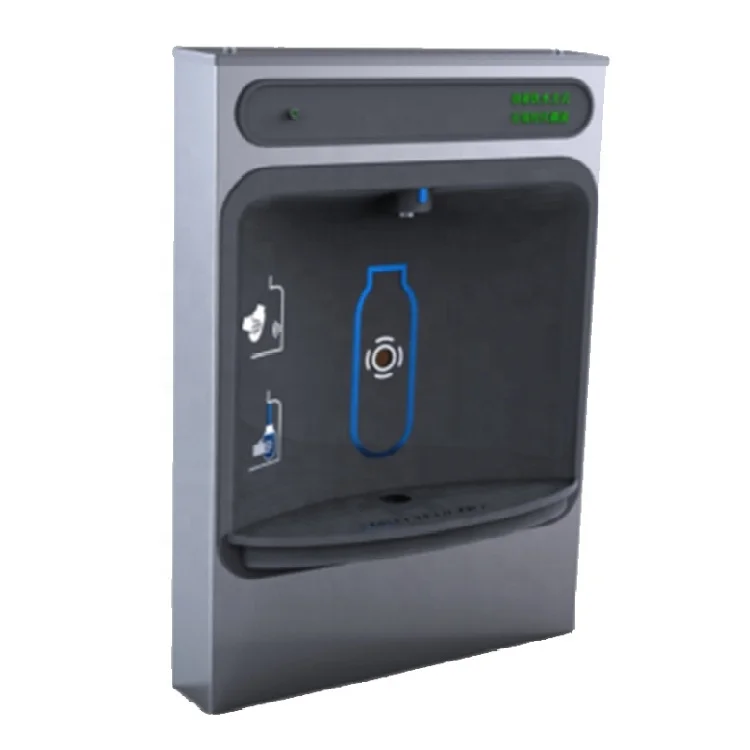 Stainless Steel 304 Surface Mount Bottle Filler wall mounted drinking water Dispenser
