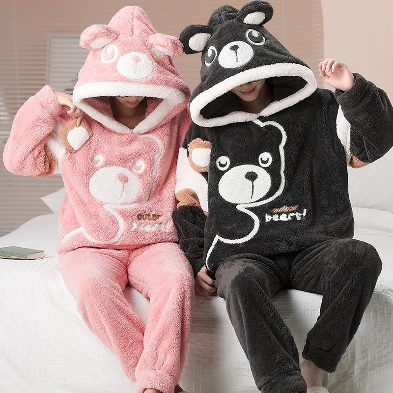 Capucha Pijamas Enteros Para Grandes Ropa Pijama Buzo Adulto