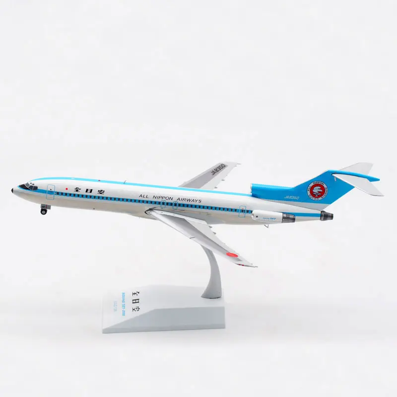 1:200 Scale Model B727-200 JA8350 EW2722004 ANA All Nippon Airways Diecast Alloy Airplanes Aircraft Collection Display Doll Toy