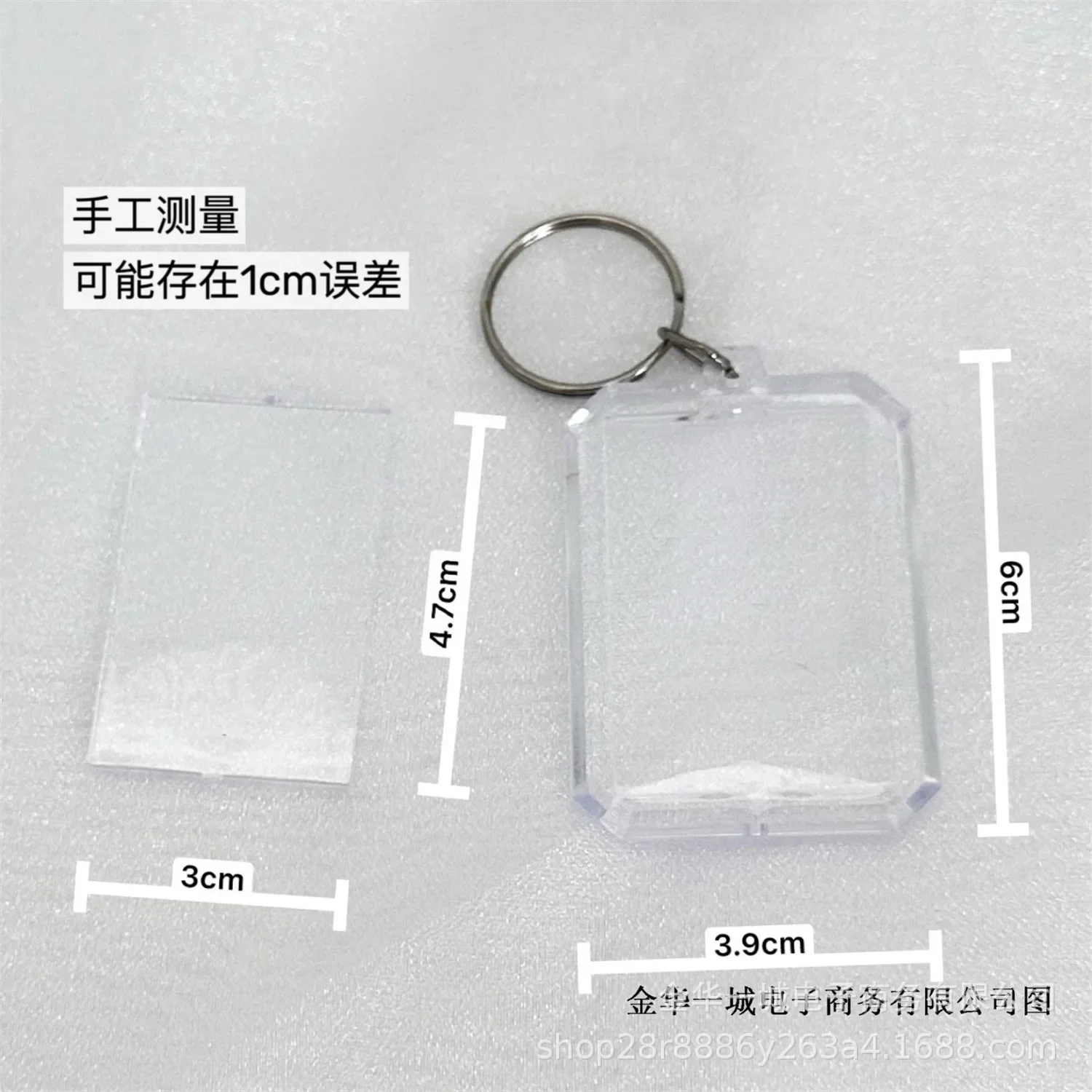 1Pc INS Simple Transparent Acrylic 1-inch Photo Frame Korean Kpop